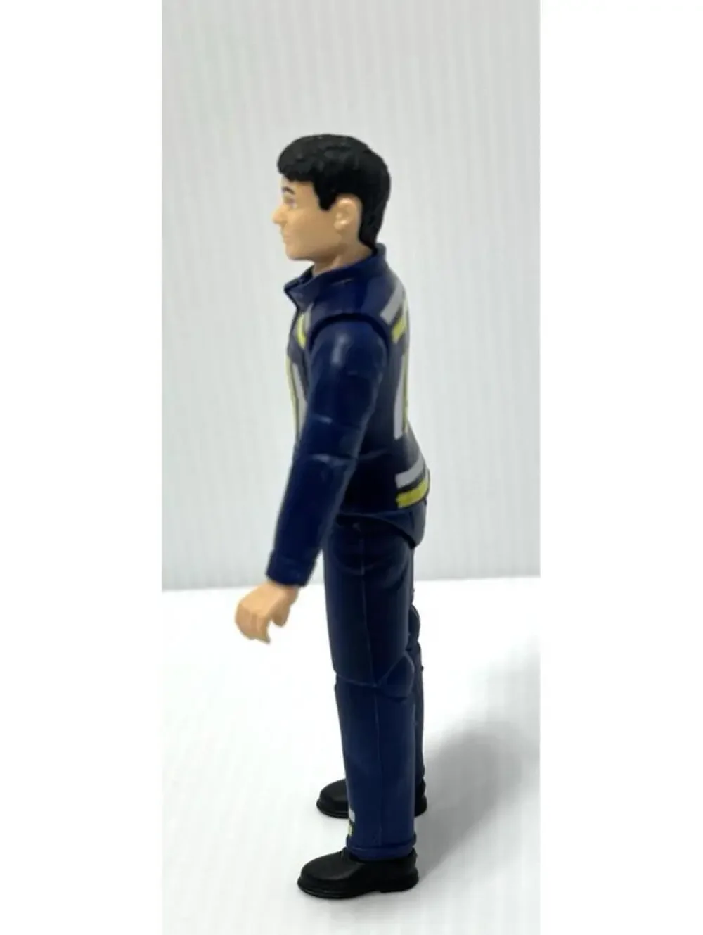 Bruder bworld Action Figure Blue Jacket Technician Worker Toy Germany  GUC